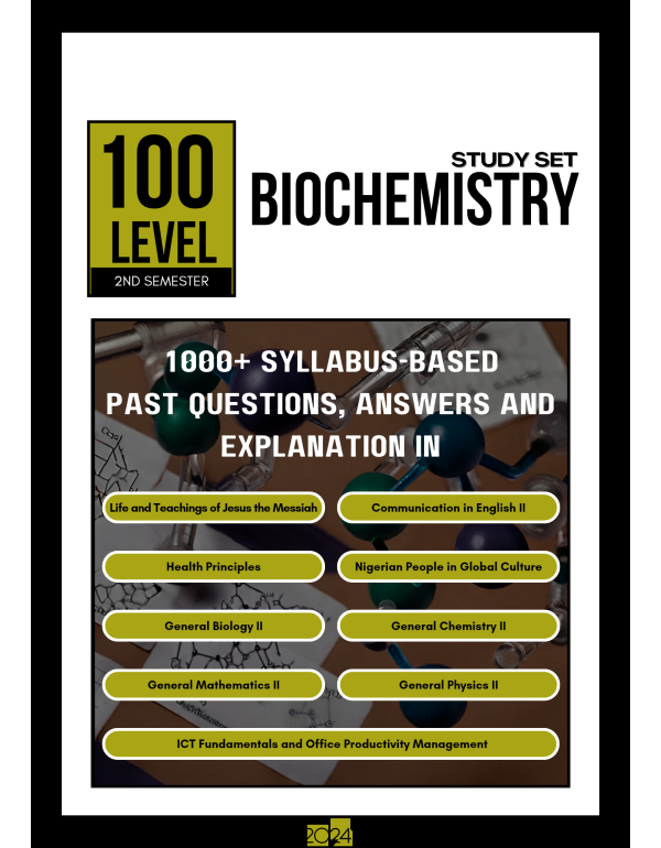 100.2 Biochemistry Study Set