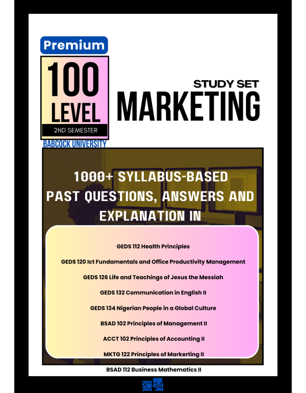 100.2 Marketing Study Set