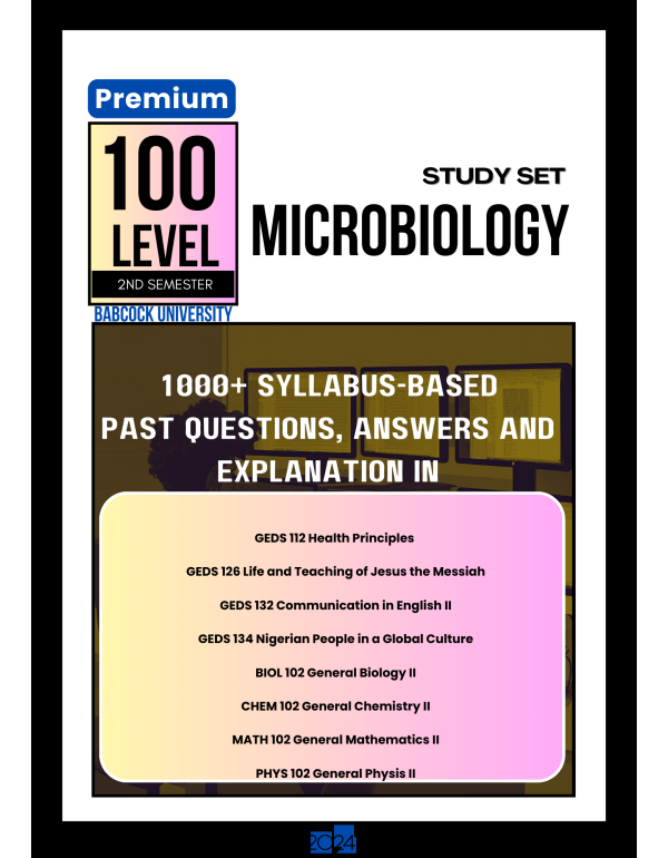 100.2 Microbiology Study Set