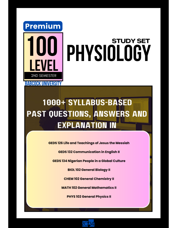 100.2 Physiology Study Set