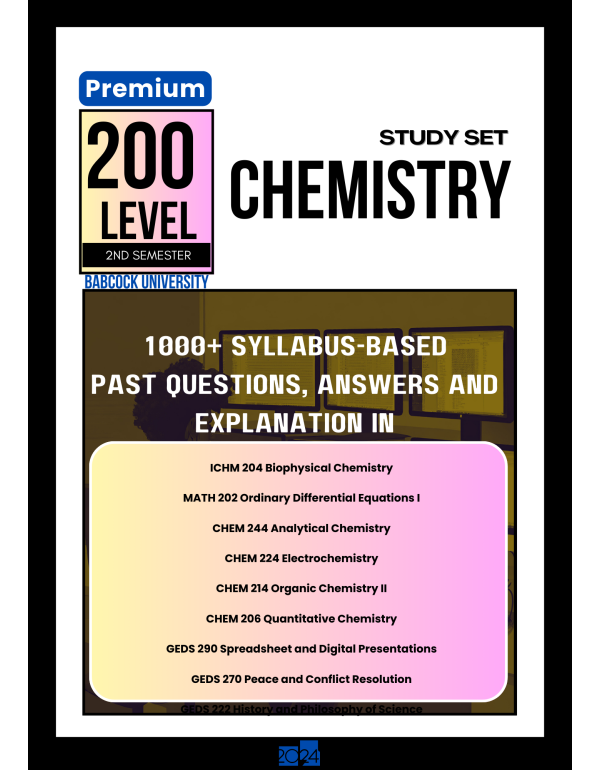 200.2 Chemistry Study Set
