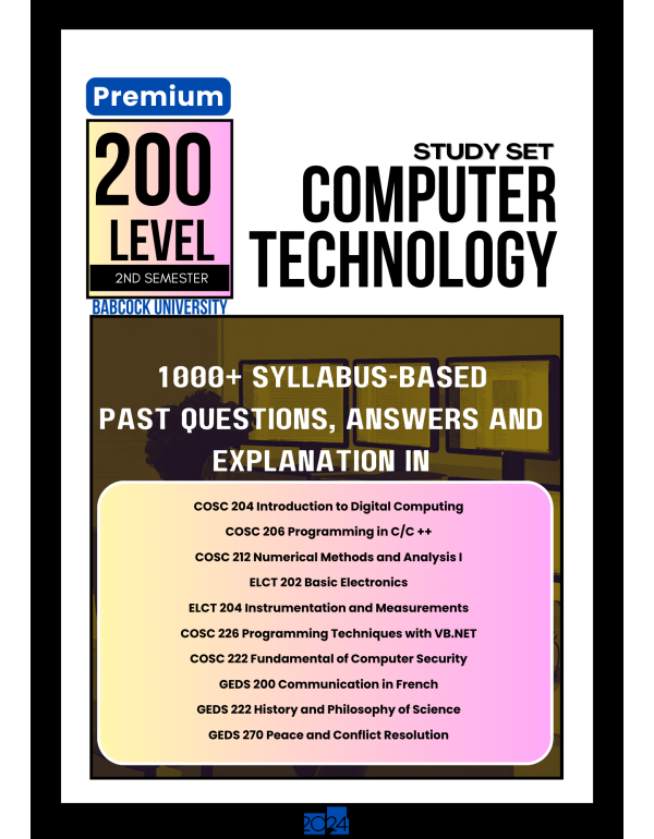 200.2 Computer Technology Study Set