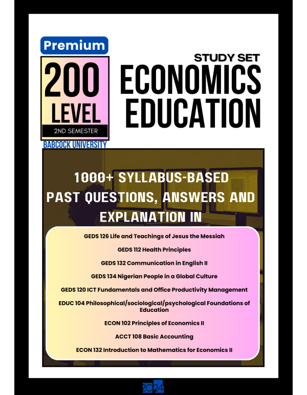 200.2 Economics Education Study Set