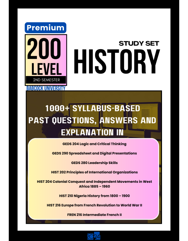 200.2 History Study Set