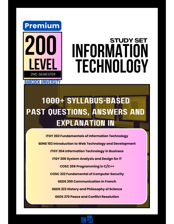 200.2 Information Technology Study Set