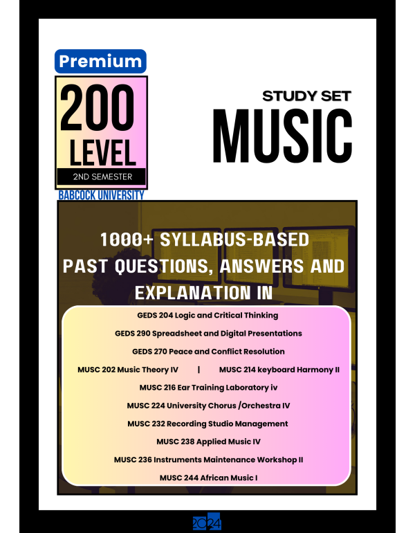 200.2 Music Study Set