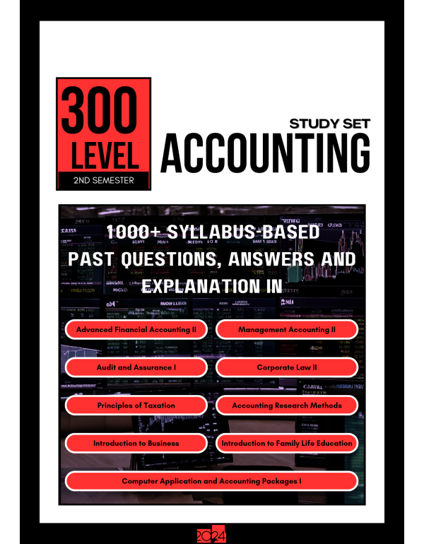 300.2 Accounting Study Set