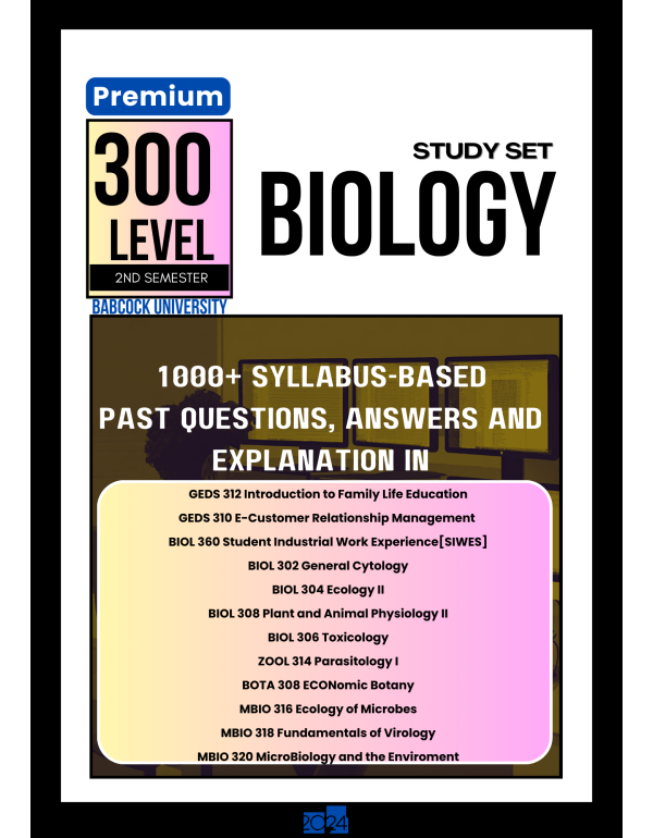 300.2 Biology Study Set