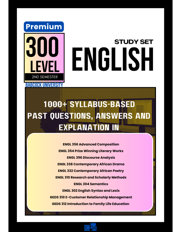 300.2 English Study Set