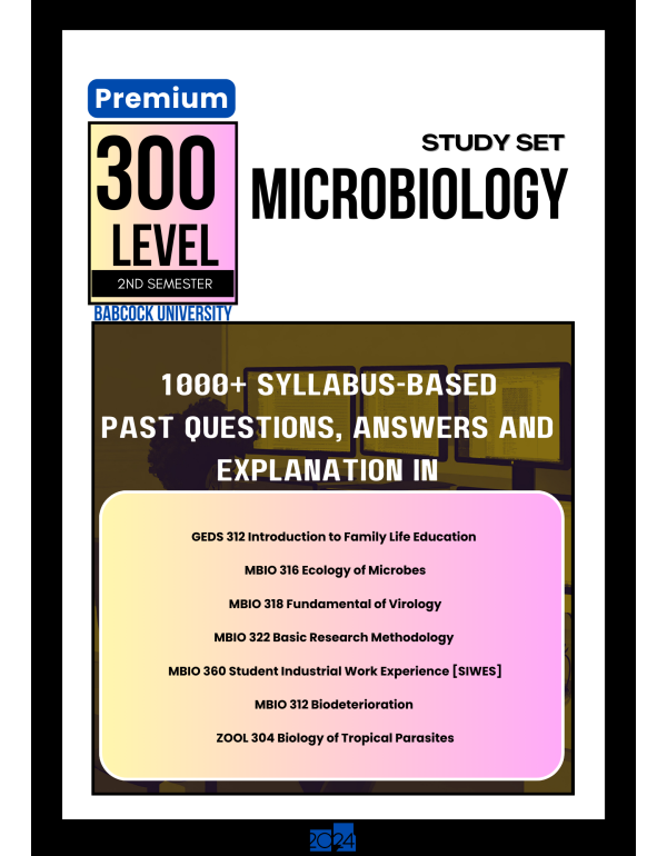 300.2 Microbiology Study Set