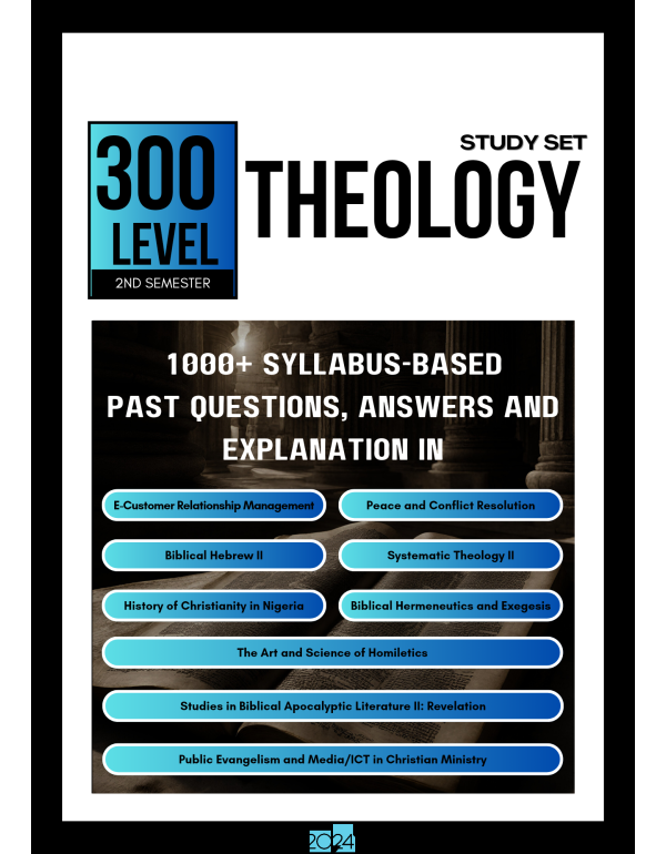 300.2 Theology Study Set