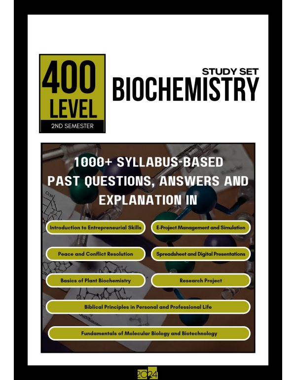 400.2 Biochemistry Study Set