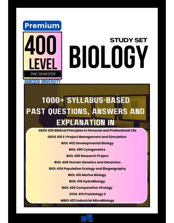 400.2 Biology Study Set