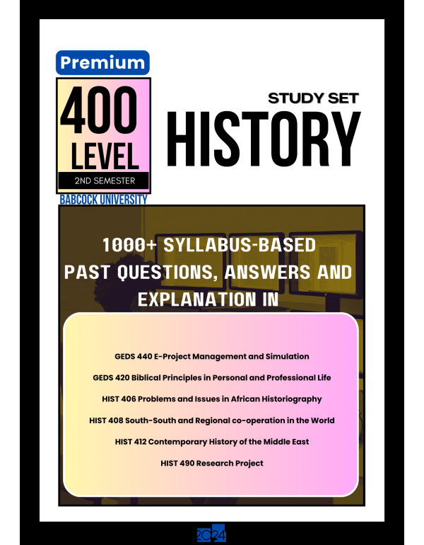 400.2 History Study Set