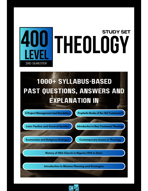 400.2 Theology Study Set