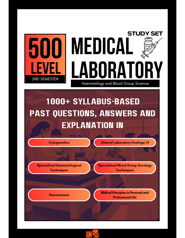 500.2 Medical Laboratory (Haematology and Blood Gr...