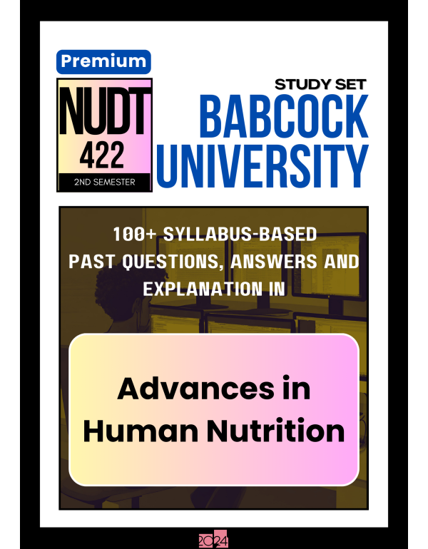 Advances in Human Nutrition Premium Study Set