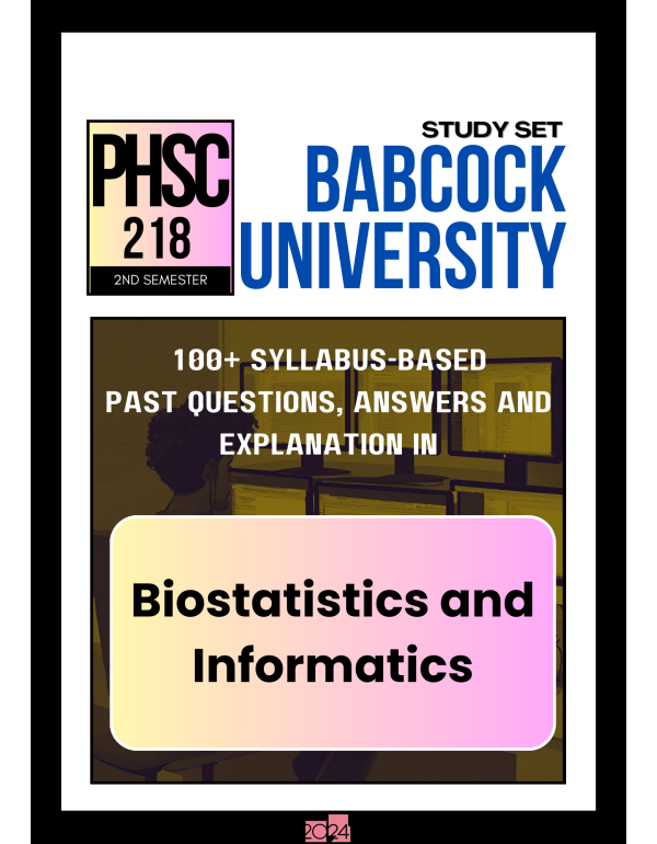 Biostatistics and Informatics Study Set