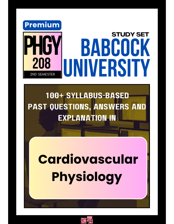 Cardiovascular Physiology  Premium Study Set