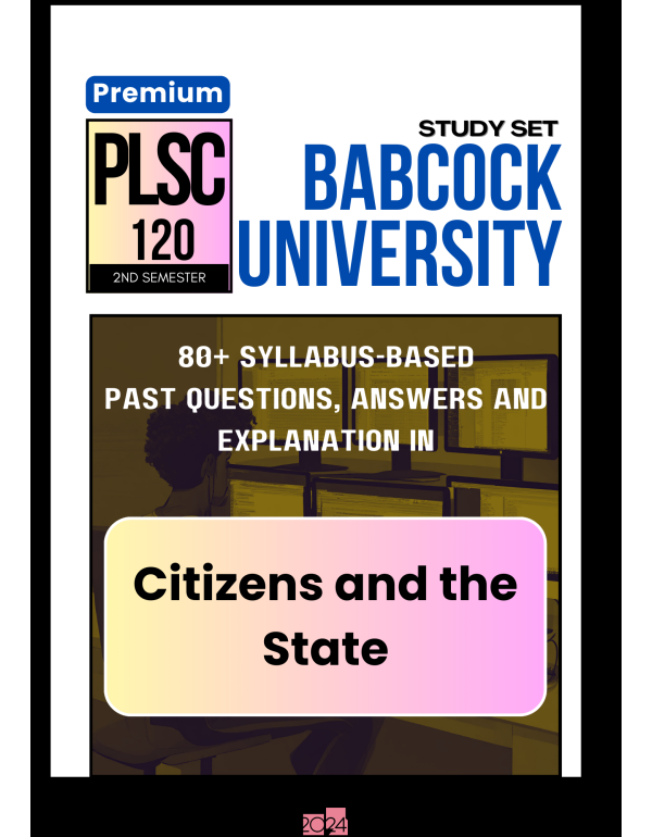 Citizens  and the State Premium Study Set