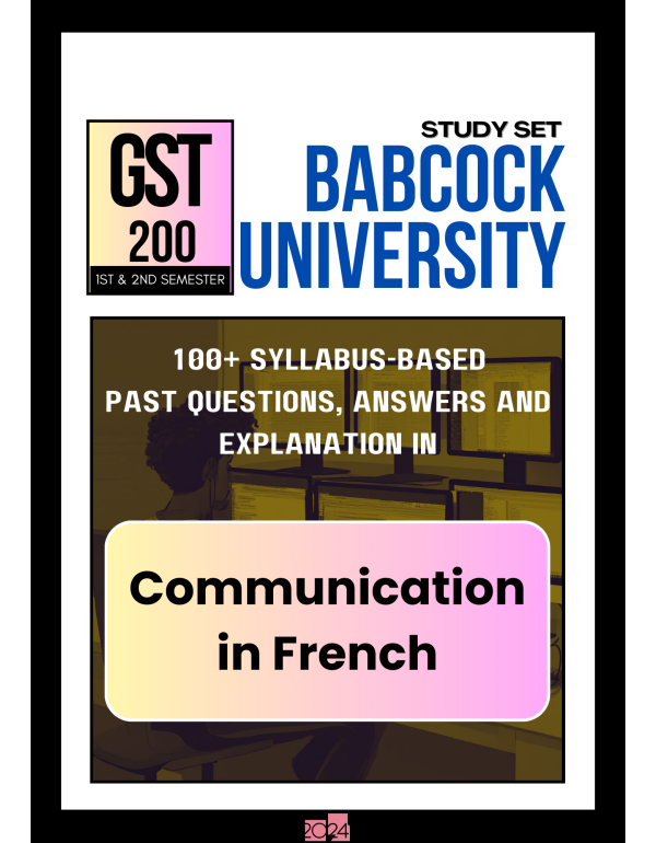 Communication in French Study Set