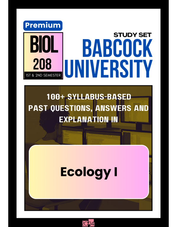 Ecology I Premium Study Set