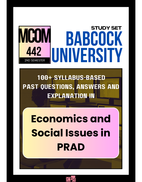 Economics and Social issues in PRAD Study Set