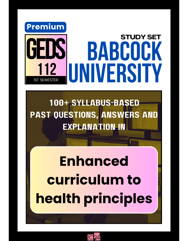Enhanced Curriculum to Health Principles Study Set