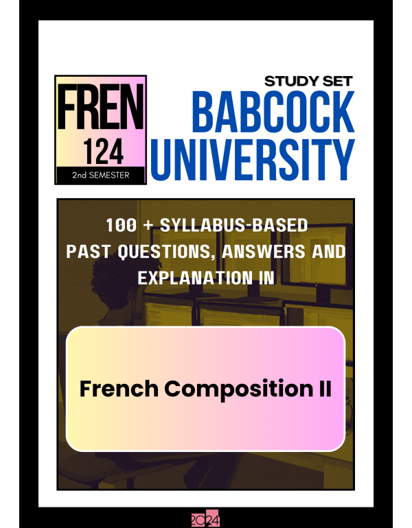 French Composition II Study Set