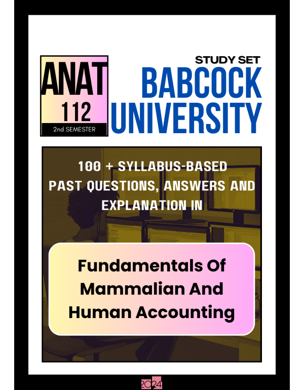Fundamentals Of Mammalian And Human Accounting Stu...