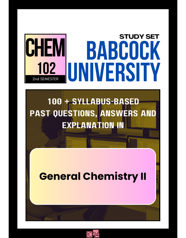 General Chemistry II Study Set