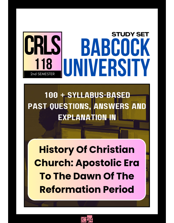History Of Christian Church_ Apostolic Era To The ...