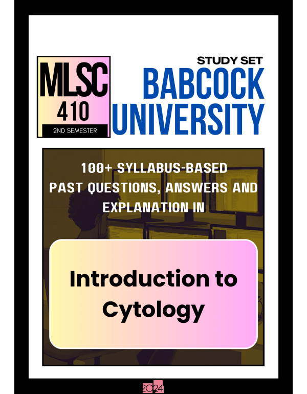 Introduction to Cytology Study Set