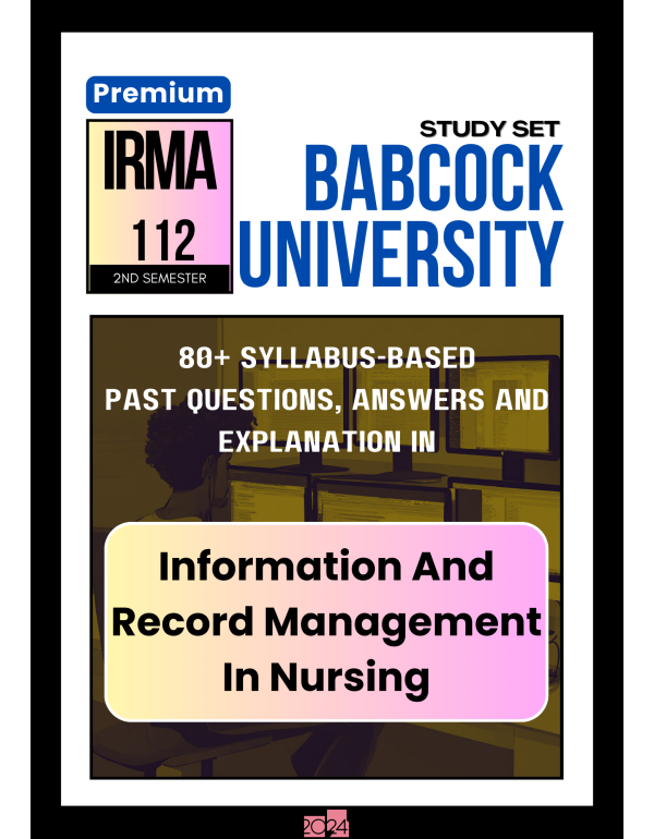 Information and Record Management in Nursing Premi...