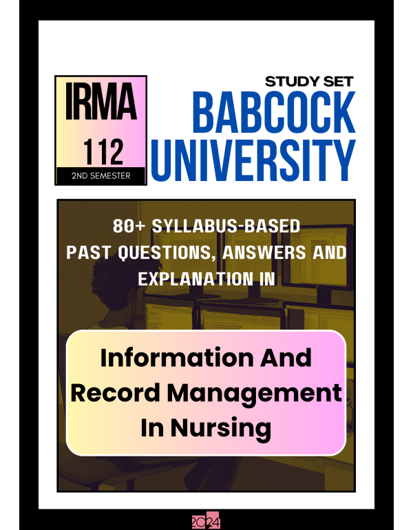 Information and Record Management in Nursing Study...