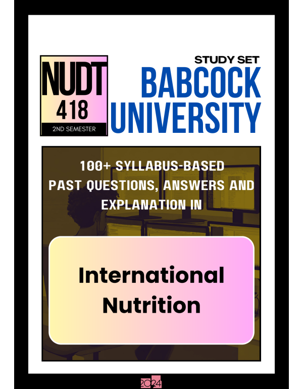 International Nutrition Study Set