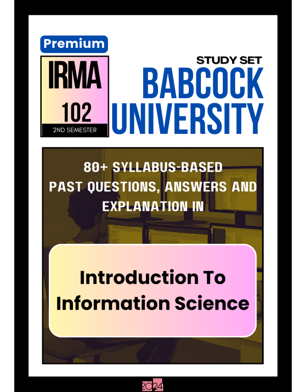 Introduction To Information Science Premium Study ...