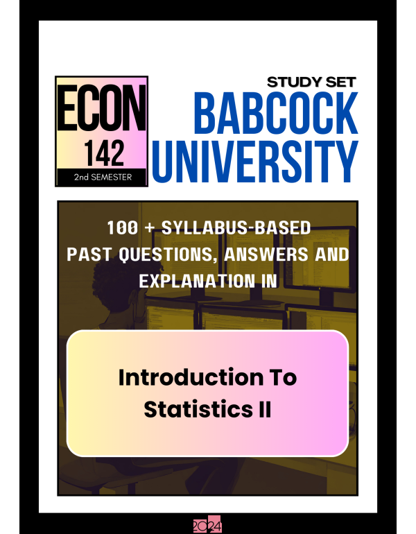 Introduction To Statistics II Study Set