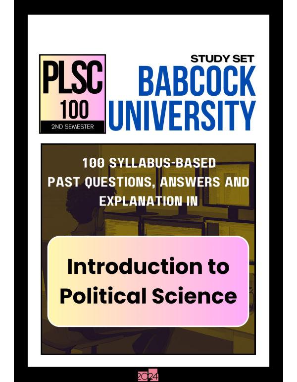 Introduction to Political Science Study Set