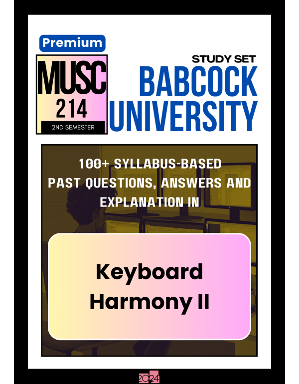 Keyboard Harmony II Premium Study Set