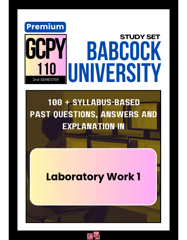 Laboratory Work 1 Premium Study Set