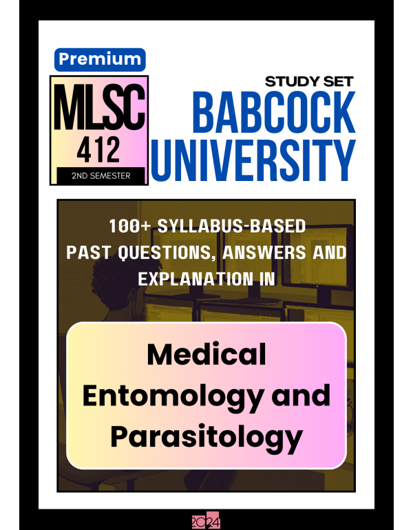 MEDICAL ENTOMOLOGY AND PARASITOLOGY PREMIUM Study ...