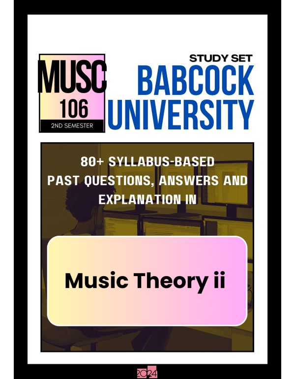 Music Theory Study Set