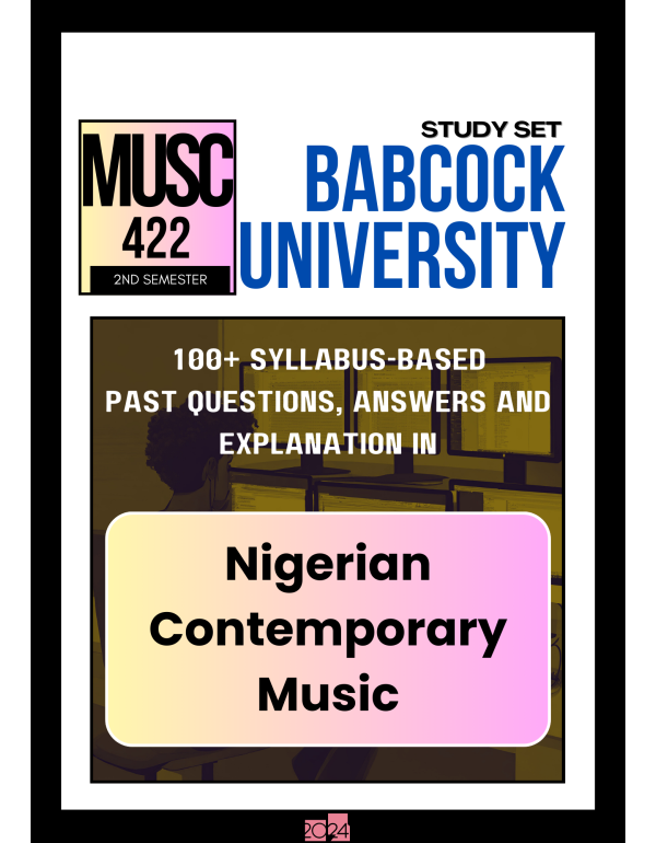 Nigerian Contemporary Music Study Set