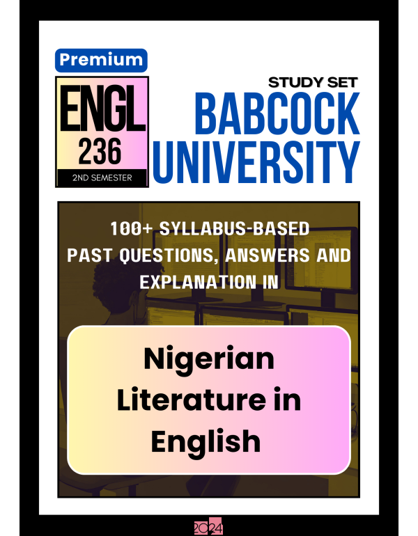 Nigerian Literature in English Premium Study Set