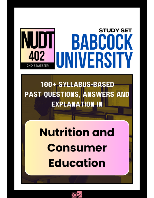 Nutrition and Consumer Education Study Set