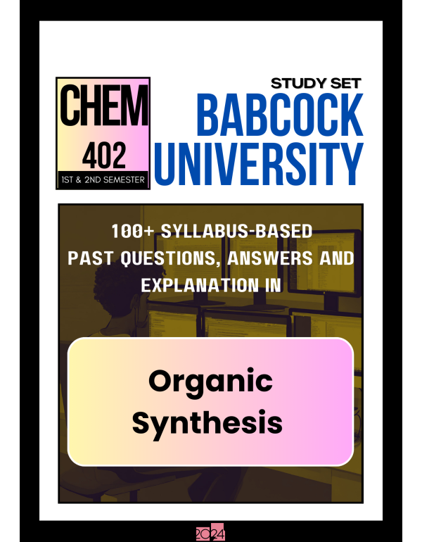 Organic Synthesis Study Set