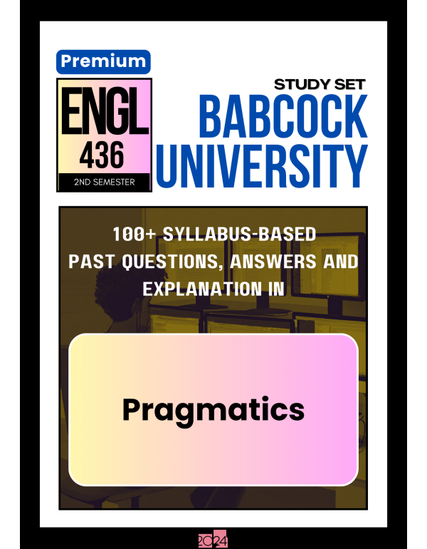 Pragmatics Premium Study Set