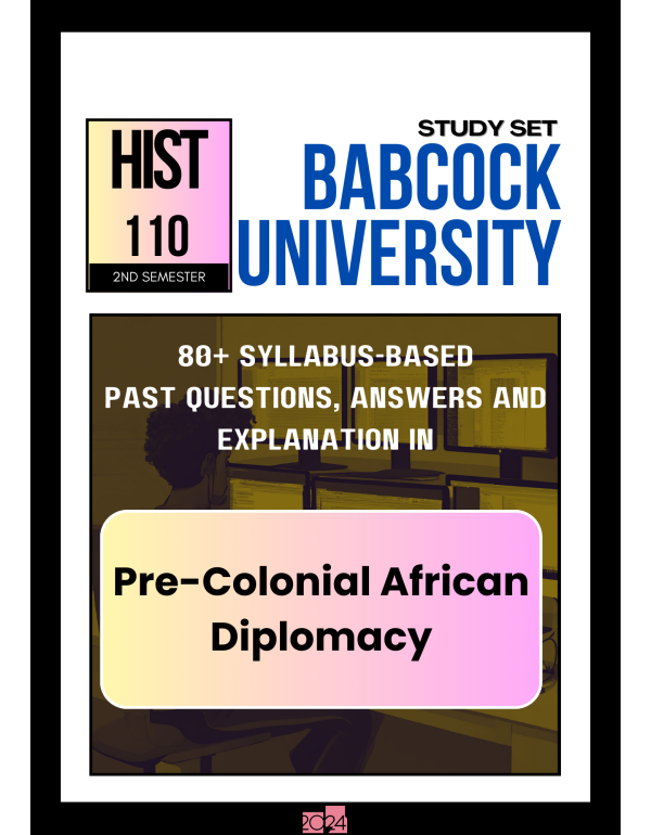 Pre-Colonial African Diplomacy Study Set