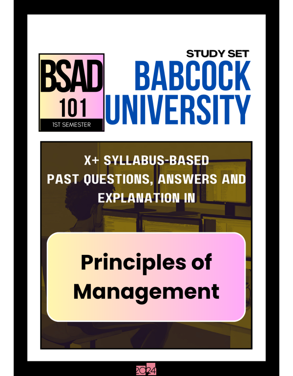 Principles of Management Premium Study Set